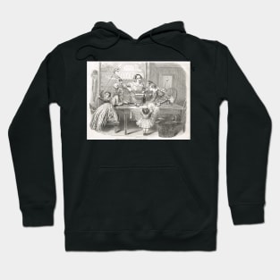 Victorian Christmas Pudding Making 1848 Hoodie